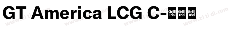 GT America LCG C字体转换